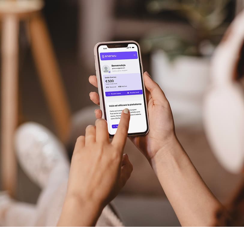 Pagamento di una bolletta dallo smartphone